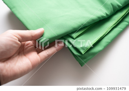 綠色背景布 綠色背景布 109931479