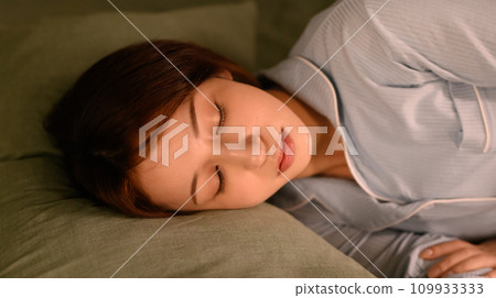 beautiful woman in pajamas 109933333