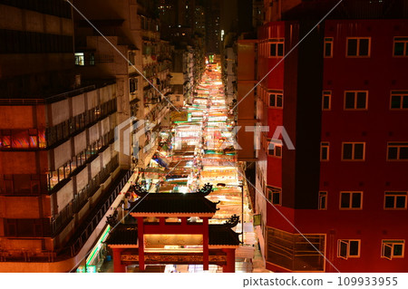 Night market of Hong Kong · Temple Street (Temple Street) Night market of Hong Kong · Temple Street (Temple Street) 109933955