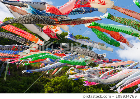 Spring Kanna Carp Streamer Festival in Kanna-cho, Gunma Prefecture Spring Kanna Carp Streamer Festival in Kanna-cho, Gunma Prefecture 109934769