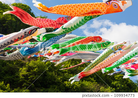 群馬縣神無町春季神無鯉魚旗節 109934773