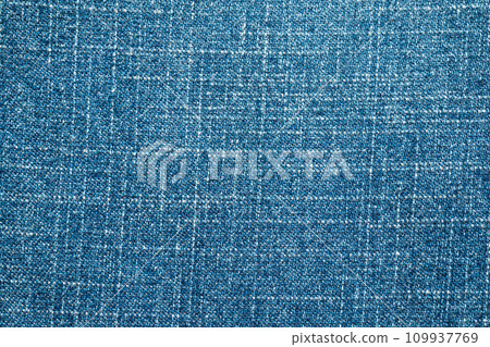Denim blue jeans texture close up background top view 109937769