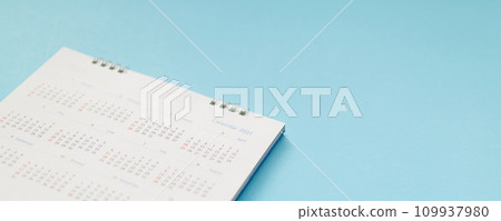 2021 calendar page on blue background business planning appointment meeting concept 2021 calendar page on blue background business planning appointment meeting concept 109937980