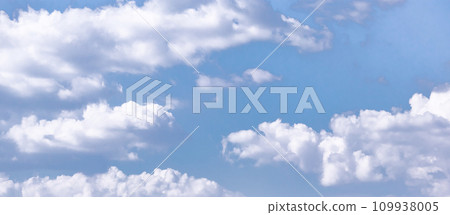 beautiful clouds and blue sky 109938005