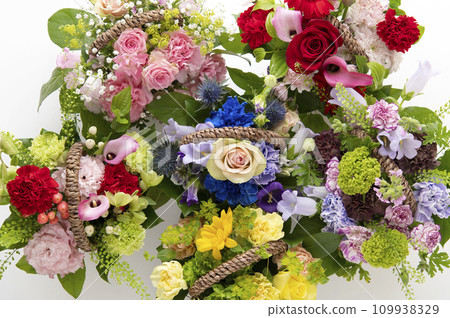 母親節鮮花禮物七彩鮮花 109938329