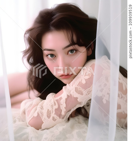 睡衣女模特兒 109939519