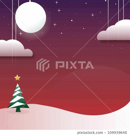 Christmas winter snow illustration Christmas winter snow illustration 109939648