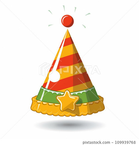 birthday party cap vector 109939768