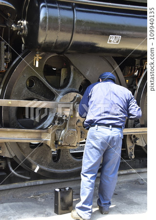 Steam locomotive inspection and maintenance Steam locomotive inspection and maintenance 109940135