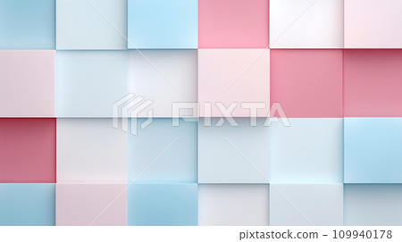 幾何柔和色彩抽象背景素材AI影像 109940178