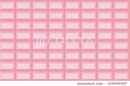 Valentine's Day Ruby Chocolate Strawberry Seamless Pattern Background Wallpaper Illustration Material 109940497