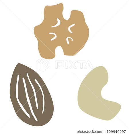 hand painted mixed nuts hand painted mixed nuts 109940997