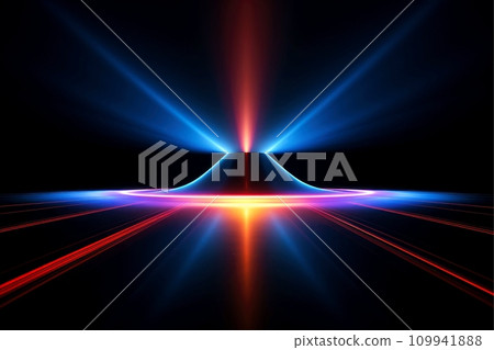 Abstract galaxy wallpaper,black hole,abstract neon light, Generative AI 109941888