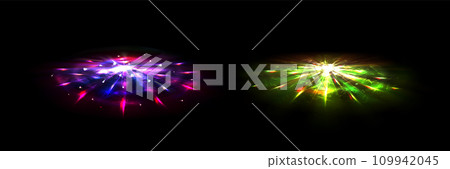 Light from prism or diamond with hologram flare. Light from prism or diamond with hologram flare. 109942045