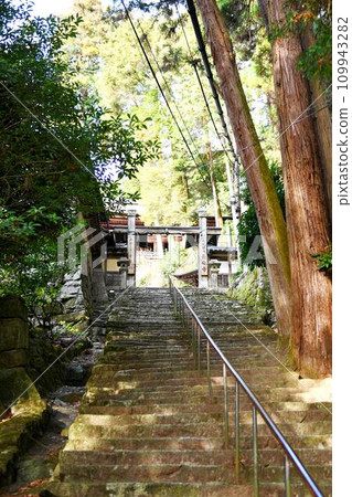 【近江八幡市,通往與聖德太子有淵源的古寺長明寺的石階】 【近江八幡市,通往與聖德太子有淵源的古寺長明寺的石階】 109943282