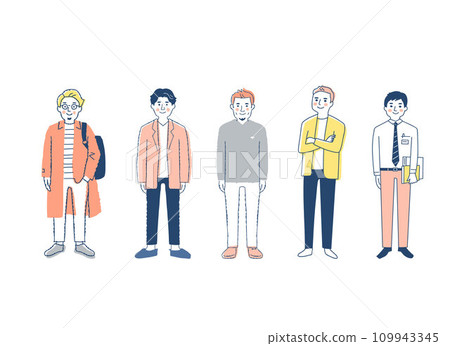 5 different men whole body fo-mix-2 5 different men whole body fo-mix-2 109943345