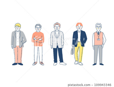 5 different men whole body fo-mix-1 5 different men whole body fo-mix-1 109943346