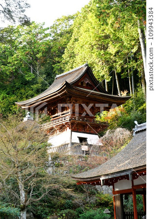 [近江八幡市、國家指定重要文化遺產「長明寺」鐘樓] 109943384