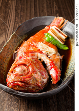 Boiled gold-eyed bream Boiled gold-eyed bream 109943432
