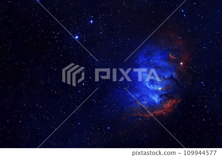 Blue cosmic nebula. Elements of this image furnished by NASA Blue cosmic nebula. Elements of this image furnished by NASA 109944577