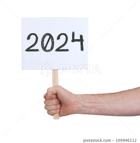 Adult male hand with a sign Adult male hand with a sign 109946112