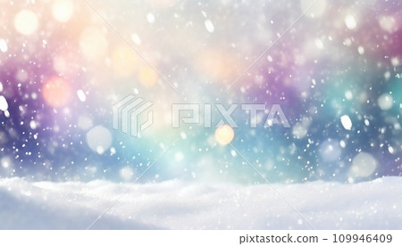 AI-generated image: snow scene 109946409