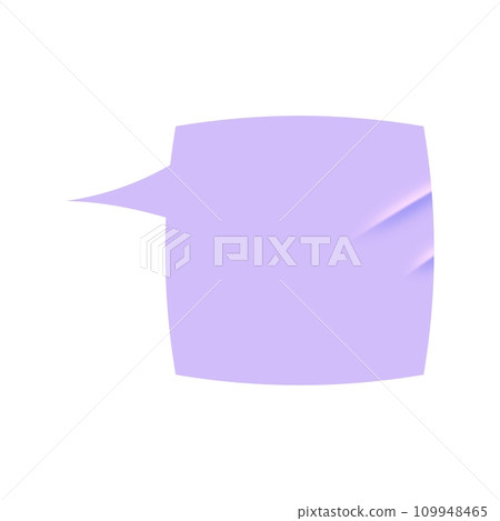 Paper bubble for speech with sticker effect, text balloon in vintage. Message for talk, doodled to speaking shapes, ideal for chat communications. Flat vector illustrations isolated in background. Paper bubble for speech with sticker effect, text balloon in vintage. Message for talk, doodled to speaking shapes, ideal for chat communications. Flat vector illustrations isolated in background. 109948465