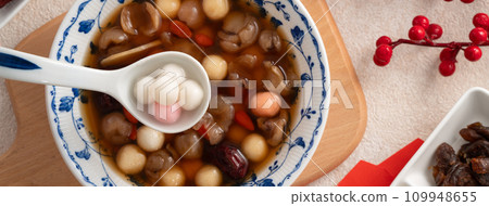 Tang Yuan Winter Solstice Red White Pink Tang yuan タンユエン 団子 Tang Yuan Winter Solstice Red White Pink Tang yuan タンユエン 団子 109948655