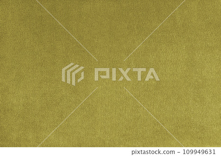 Plain yellow velours fleecy upholstery fabric texture background. 109949631