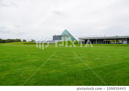 Pyramid of Moerenuma Park's glass Pyramid of Moerenuma Park's glass 109950443