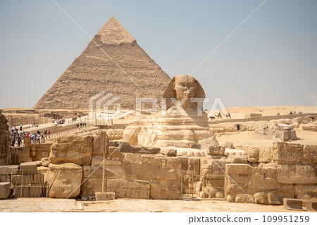 埃及吉薩三座金字塔的美景 109951259