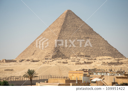埃及吉薩三座金字塔的美景 109951422