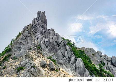 山梨縣南阿爾卑斯山的地藏岳方尖碑 109951451