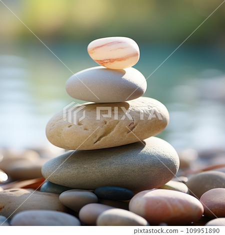 Zen stones with customizable space for text. Copy space. Zen stones with customizable space for text. Copy space. 109951890