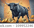 Bitcoin Bull Market Illustration 109952246