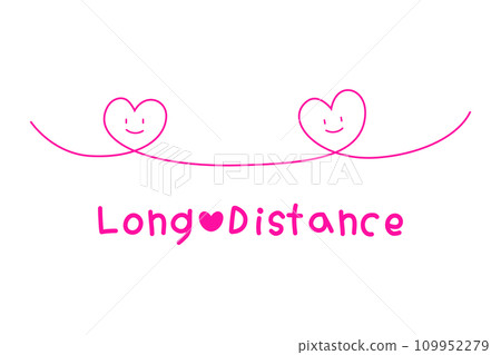 Love long distance sign and symbol for couple Love long distance sign and symbol for couple 109952279