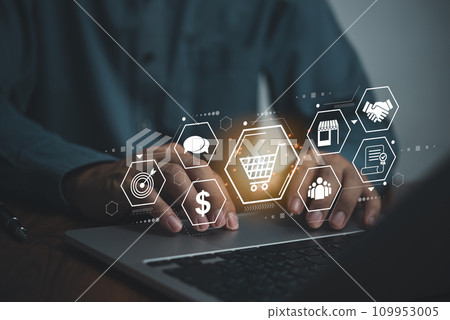 Virtual Commerce Online Shopping and Digital Marketing Virtual Commerce Online Shopping and Digital Marketing 109953005