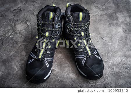 Black hiking boot Black hiking boot 109953840