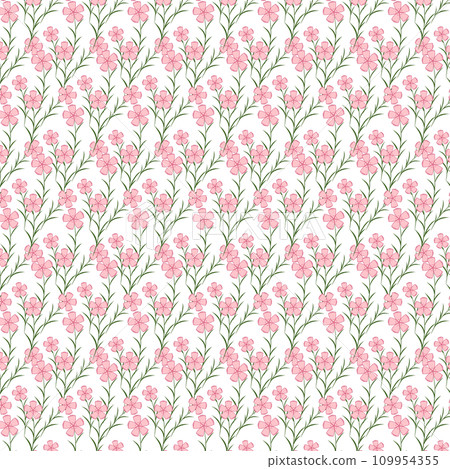 Dianthus pattern textile Dianthus pattern textile 109954355