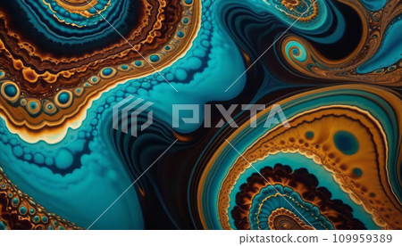 AI-generated content. Mesmerizing Dance of Abstract Colors 109959389