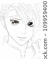 Drawing in the style of anime. Image of a man in the picture in 109959400
