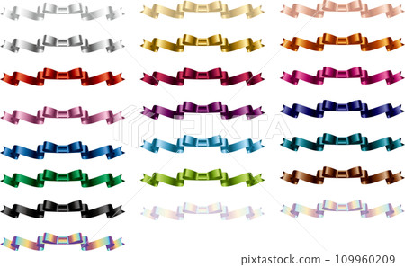 Color Varie, 34 ribbon butterflies 109960209
