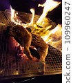 Meat grilled on a barbecue 109960247