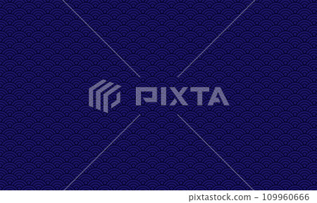 abstract background of lines and texture of ellipese pattern with blue and japanese style 109960666