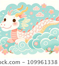 龍年新年賀卡圖 109961338