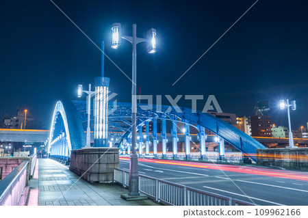 ``Tokyo'' Asakusa, night view of Komagata Bridge ``Tokyo'' Asakusa, night view of Komagata Bridge 109962166