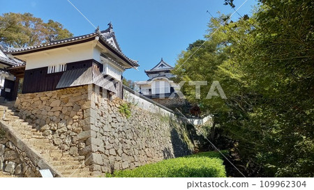 Japan's 100 Famous Castles Bicchu Matsuyama Castle Tenshu from Ninomaru 109962304