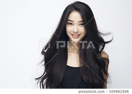 長黑髮的日本女人 長黑髮的日本女人 109962806