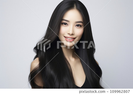 長黑髮的日本女人 長黑髮的日本女人 109962807