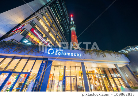 「東京」 東京晴空塔 東京晴空塔城聖誕燈飾 「東京」 東京晴空塔 東京晴空塔城聖誕燈飾 109962933